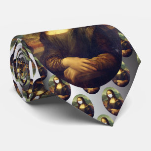 Mona Lisa Via Corona Virus Tie