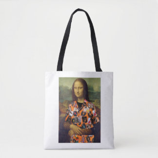 Mona Lisa w/40th Reunion t-shirt tote bag