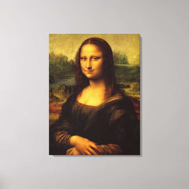 Mona Lisa Wall Canvas (Front)