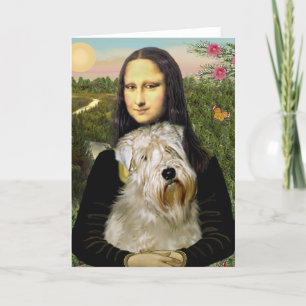 Mona Lisa - Wheaten Terrier 1 Card