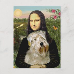 Mona Lisa - Wheaten Terrier 1 Postcard