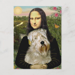 Mona Lisa - Wheaten Terrier 1 Postcard