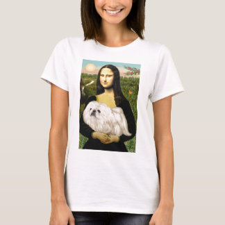 Mona Lisa - White Pekingese (#4) T-Shirt