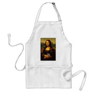Mona Lisa With Hamster Standard Apron