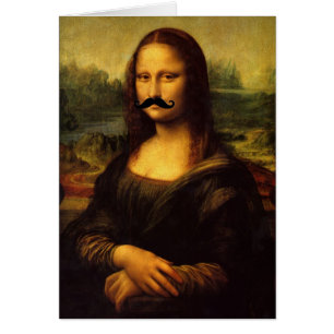 Mona Lisa With Moustache