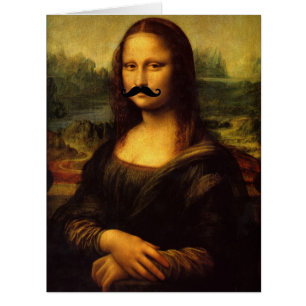 Mona Lisa With Moustache