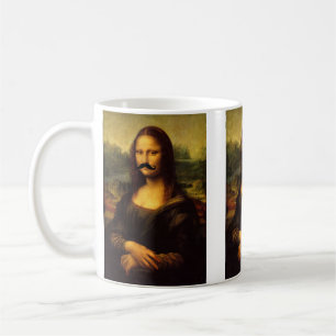 Mona Lisa With Moustache Coffee Mug