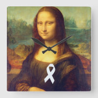 Mona Lisa With White Ribbon