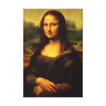 Mona Lisa Wrapped Canvas Stretched Canvas Prints