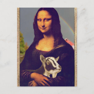 Mona Lisa's Goat Postcard