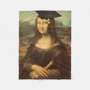 Mona Lisa's Graduation Day Fleece Blanket