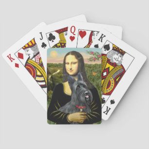 Mona Lisa's Scottish Terrier (#1) Playing Cards