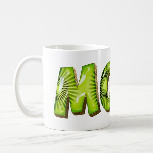 Mona Nom Kiwi Style Tasse Teetasse (Gauche)