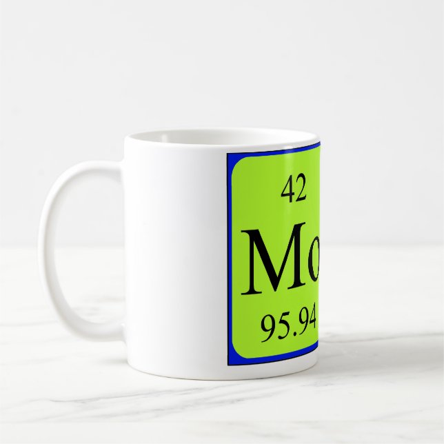 Mona périodique nom de table mug (Gauche)