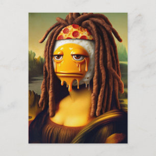 Mona Sad About Egg Prices Postcard