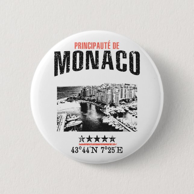 Monaco 2 Inch Round Button (Front)