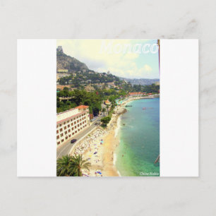 Monaco Beach Postcard
