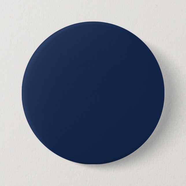 Monaco Blue Trend Colour Dark Blue Customized Blan 3 Inch Round Button (Front)