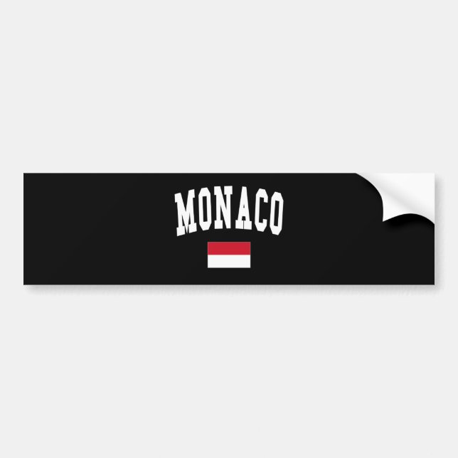MONACO BUMPER STICKER (Front)