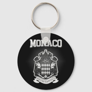 Monaco Coat of Arms Keychain