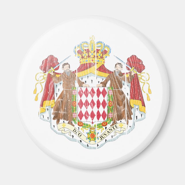 Monaco Coat Of Arms Magnet (Front)