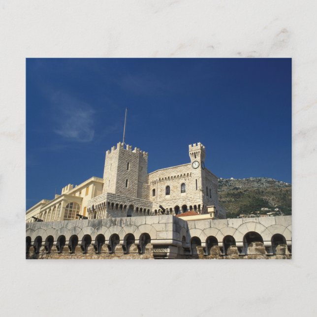 Monaco, Cote d'Azur, Prince's Palace. Postcard (Front)