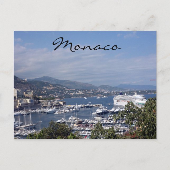 monaco cruise postcard (Front)