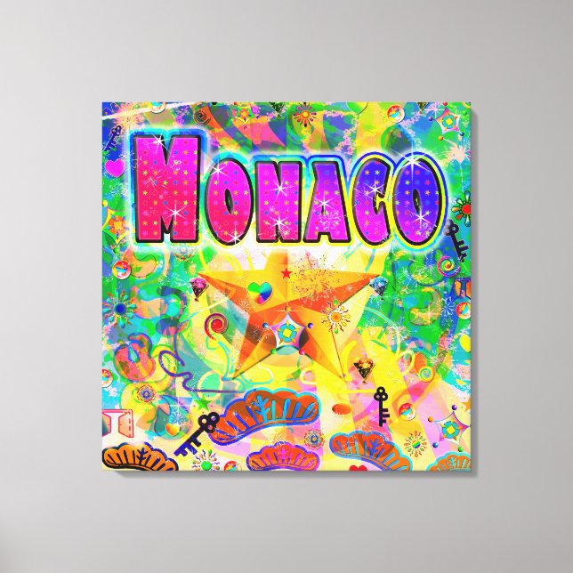 Monaco Epoch Hour Canvas Print (Front)