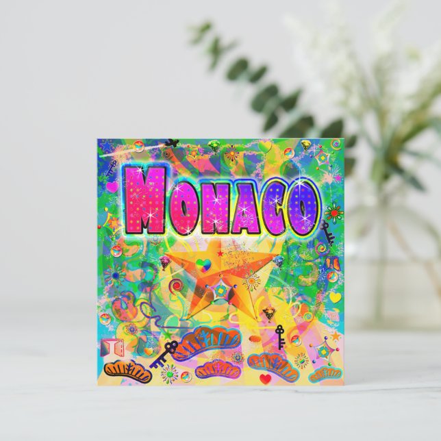 Monaco Epoch Hour Holiday Card (Standing Front)