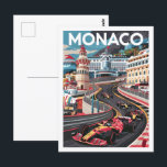 Monaco Famous Travel Place Postcard<br><div class="desc">Monaco Famous Travel Place</div>