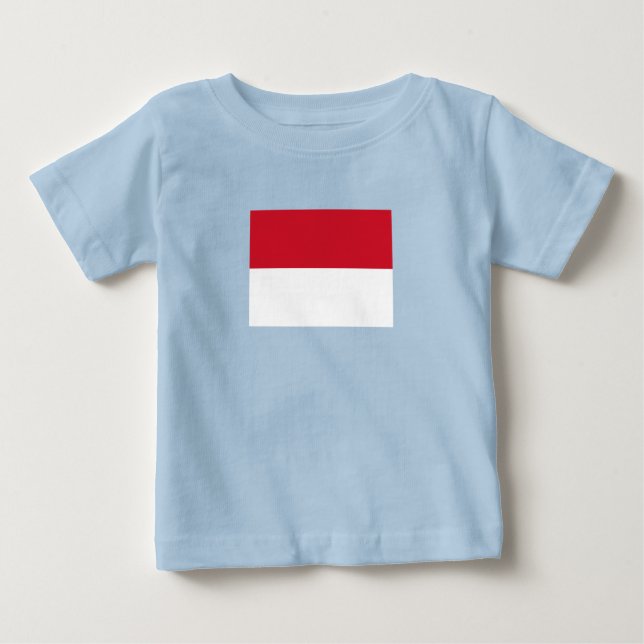 Monaco Flag Baby T-Shirt (Front)