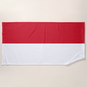 Monaco Flag Beach Towel