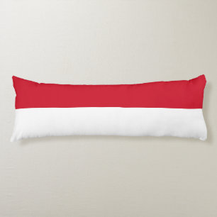 Monaco Flag Body Pillow
