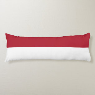 Monaco flag body pillow