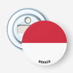 Monaco Flag Delightful Patriotic Bottle Opener