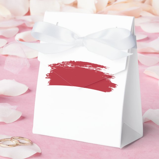 Monaco flag favor box (Wedding)