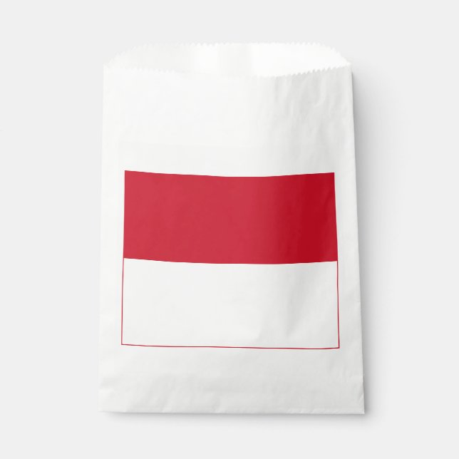 Monaco Flag Favour Bag (Front)