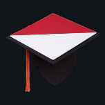 Monaco Flag Graduation Cap Topper<br><div class="desc">Patriotic flag of Monaco.</div>
