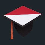 Monaco Flag Graduation Cap Topper<br><div class="desc">Patriotic flag of Monaco.</div>