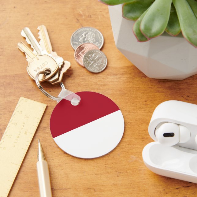 Monaco flag keychain (Desk)