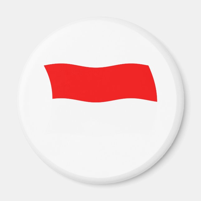 Monaco Flag Magnet (Front)
