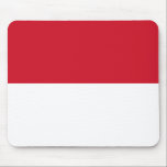 Monaco Flag Mouse Pad<br><div class="desc">Patriotic flag of Monaco.</div>