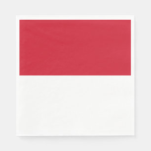 Monaco Flag Napkin
