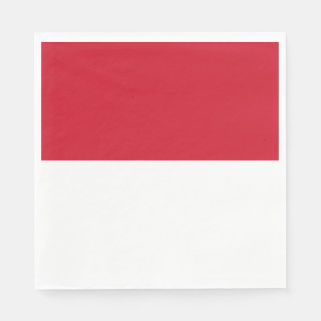 Monaco Flag Napkin (Front)