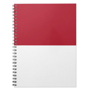 Monaco flag notebook