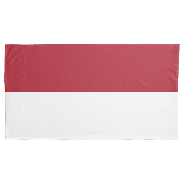 Monaco flag pillowcase (Front)