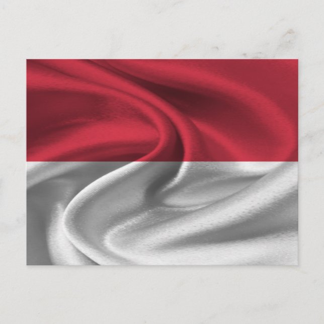 Monaco Flag Postcard (Front)