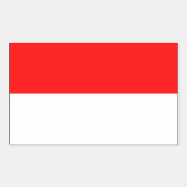 Monaco Flag Sticker (Front)