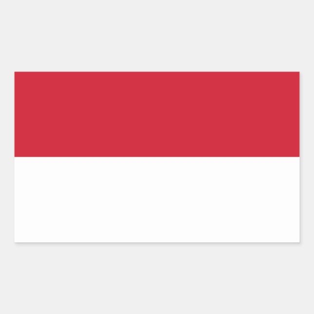 Monaco Flag Sticker (Front)