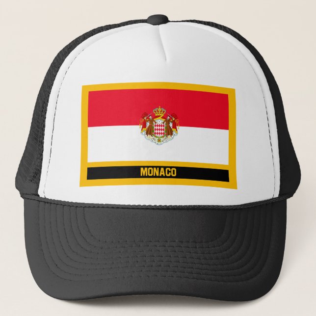 Monaco Flag Trucker Hat (Front)